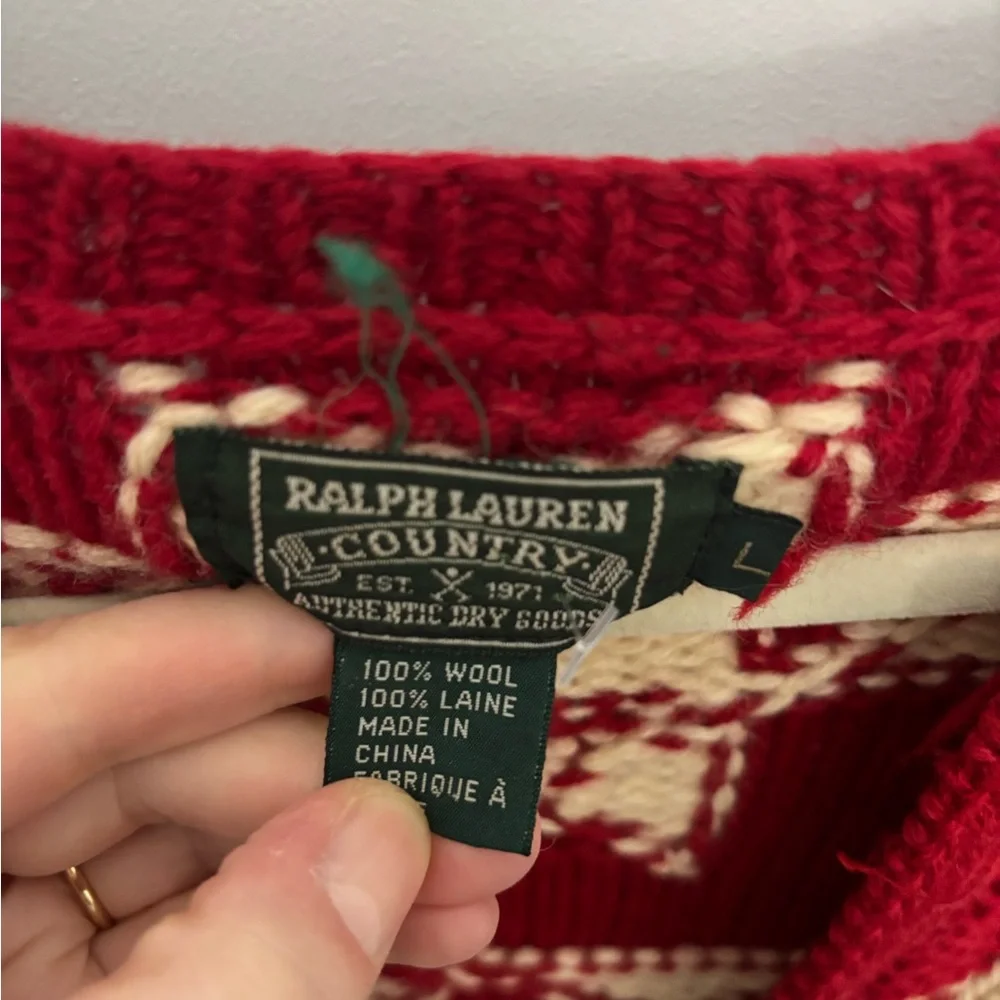 Rare handmade vintage Ralph Lauren country edition cardigan - collectors
Item - Picture 2 of 12